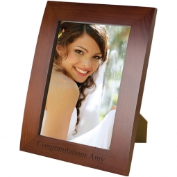 5" x 7" Walnut Finish Wood Photo Frame