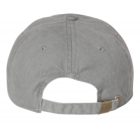 Personalized Baseball Rhinestones Grey Cap with Adjustable Buckle