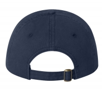 Personalized Navy Rhinestones Ball Cap with Adjustable Buckle Closure