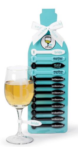 Champange & Wine Glass Bride Party Stem ID*