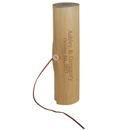 Natural Wooden Wine Box Space Bottle Carrier Gift Case Valentines Present