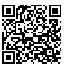 QR Code for Ribbon Beach Seashell Bell Ornament Favor