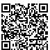 QR Code for Personalized Beach Sand Dollar Ornament with Hanging Raffia Ribbon