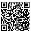 QR Code for Glitter Heart Stones Silver Polish Finished Compact Mirror*
