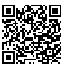 QR Code for Turquoise Blue Jute Tote Bag*